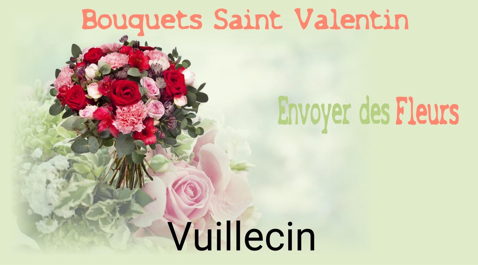 Roses de Saint-Valentin livrées à Vuillecin